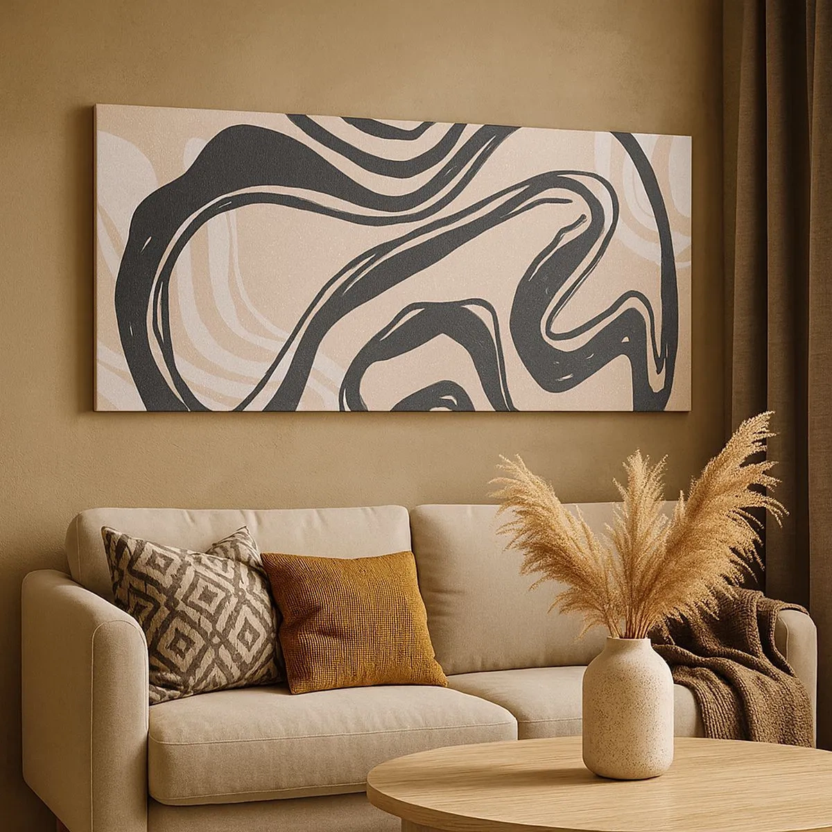 Impression sur toile - Image sur toile - Expression multipliée - 100x40 cm