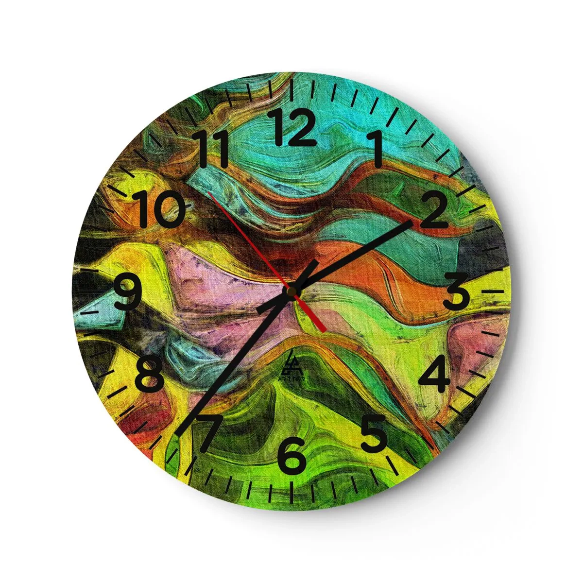 Horloge murale - Pendule murale - Le mouvement c'est la vie - 40x40 cm