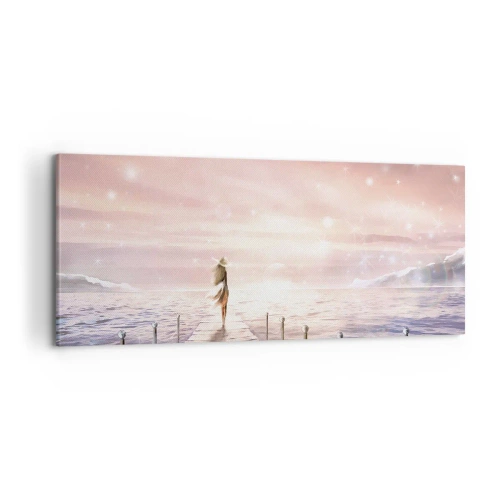 Impression sur toile - Image sur toile - A la lumière d'un rêve - 100x40 cm