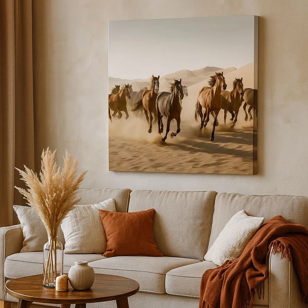 Impression sur toile - Image sur toile - Libre comme le vent - 30x30 cm