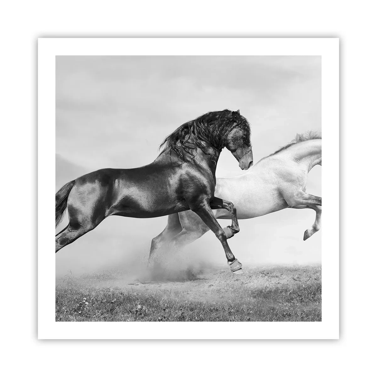 Affiche - Poster - Anges et démons - 60x60 cm