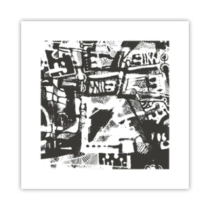 Affiche - Poster - Ordre ou chaos? - 30x30 cm
