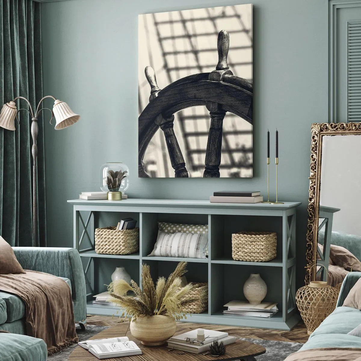 Impression sur toile - Image sur toile - Histoires de mer - 45x80 cm