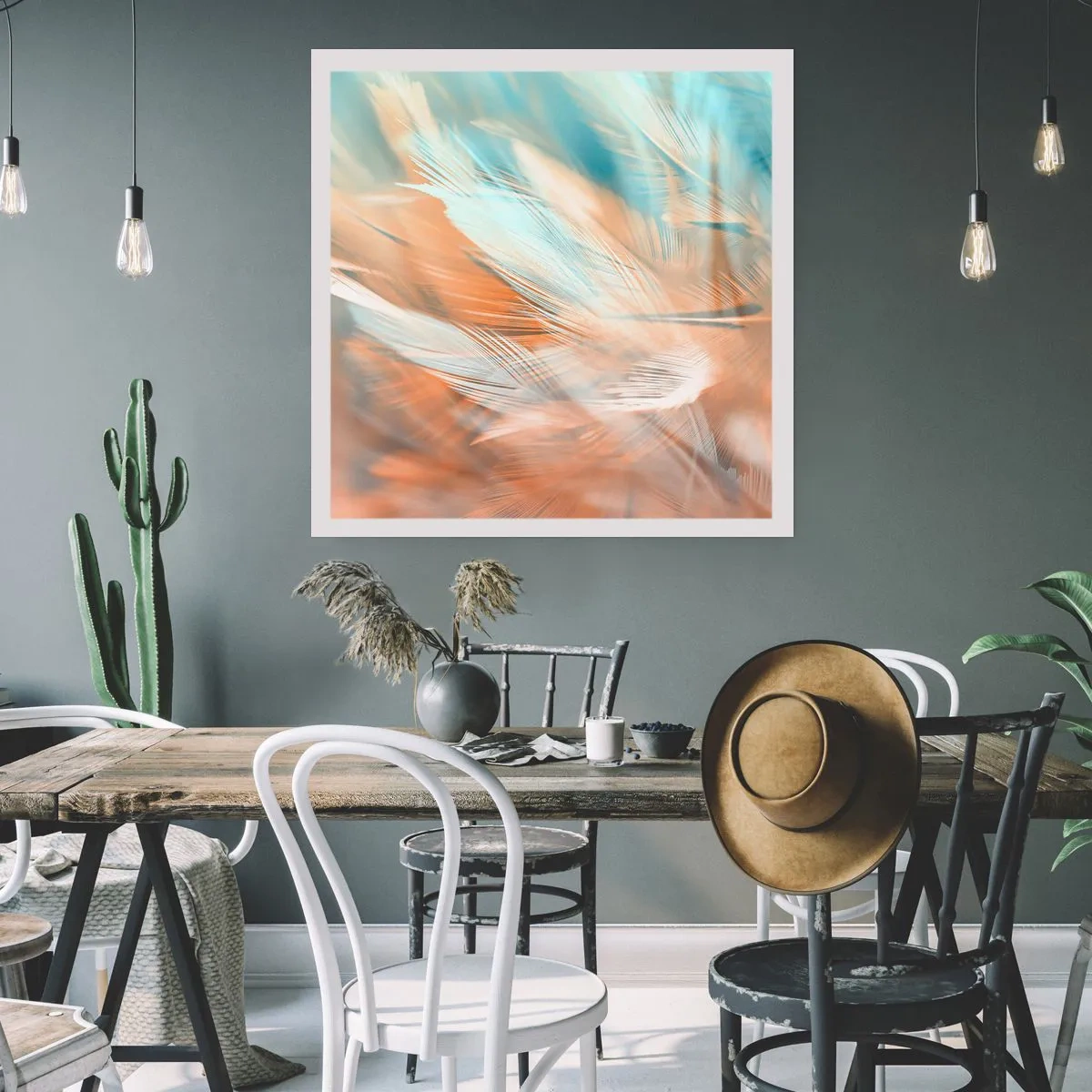 Affiche - Poster - Au pays de la douceur - 30x30 cm