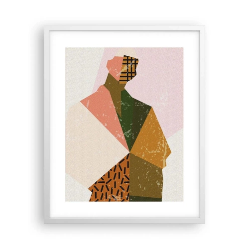 Affiche dans un cadre blanc - Poster - L’homme – un être complexe - 40x50 cm