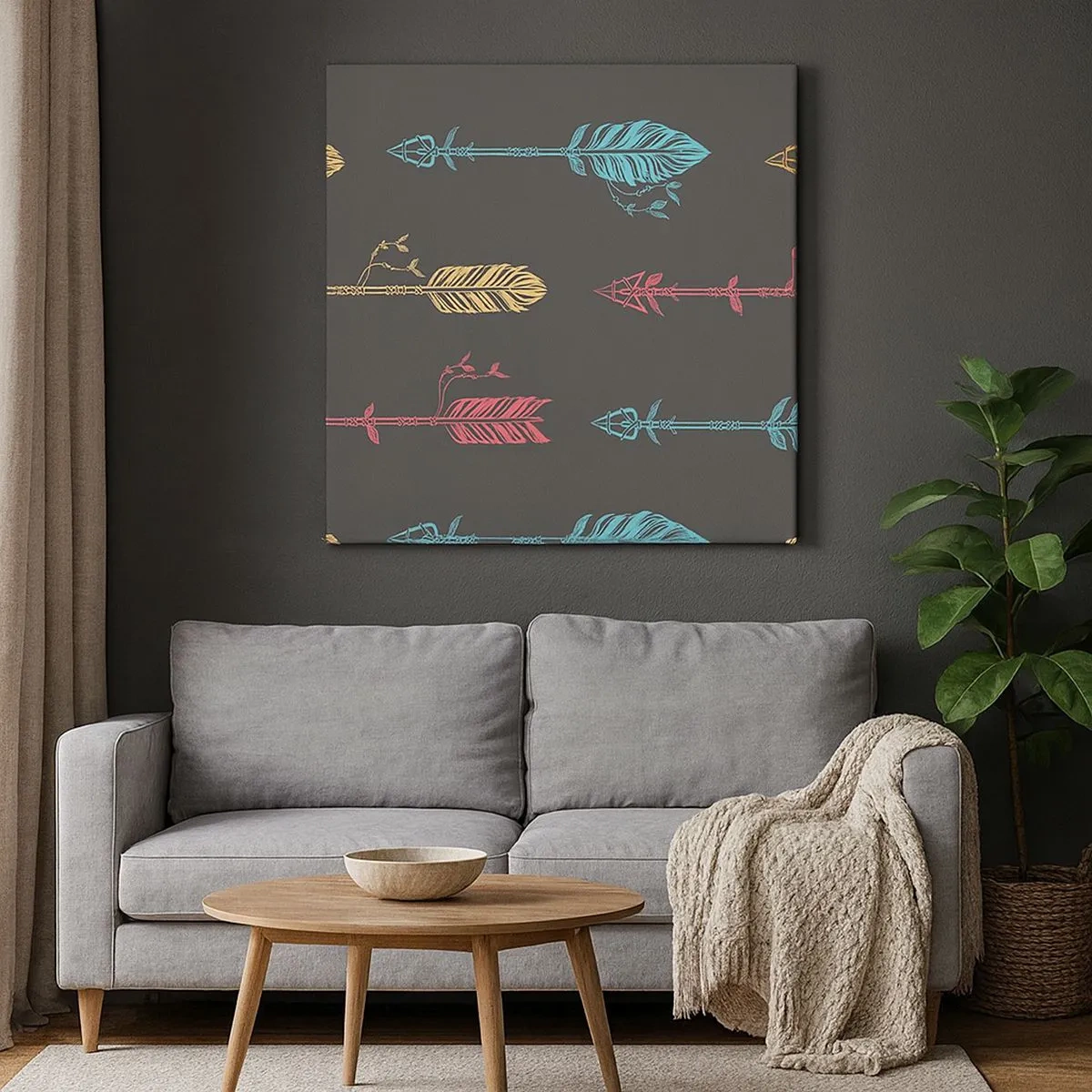 Impression sur toile - Image sur toile - Dans l'ordonnance - 30x30 cm