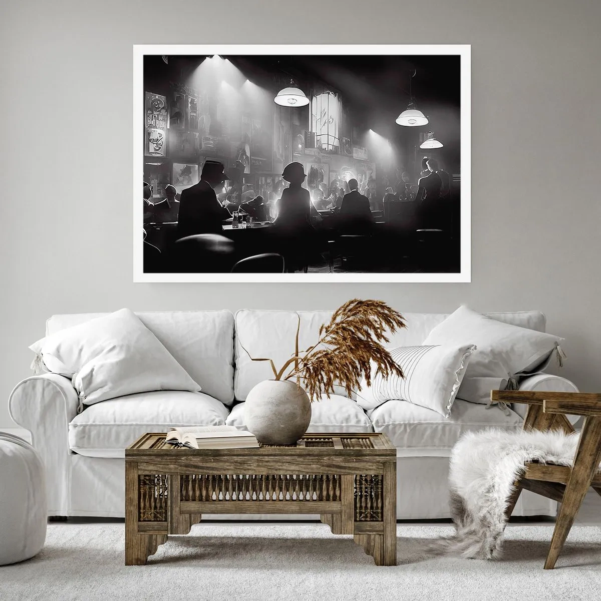 Affiche - Poster - Dans une ambiance jazz - 50x40 cm