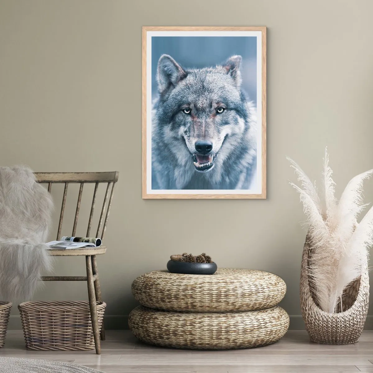 Affiche dans un chêne clair - Poster - Relèverez-vous le défi ? - 30x40 cm