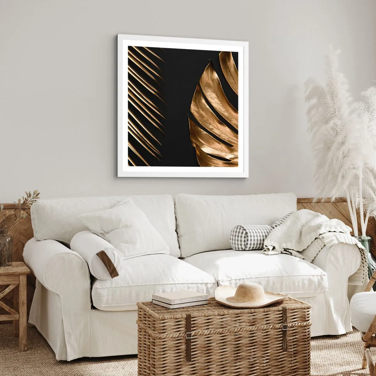 Affiche dans un cadre blanc - Poster - Différent et tout aussi cher - 50x50 cm