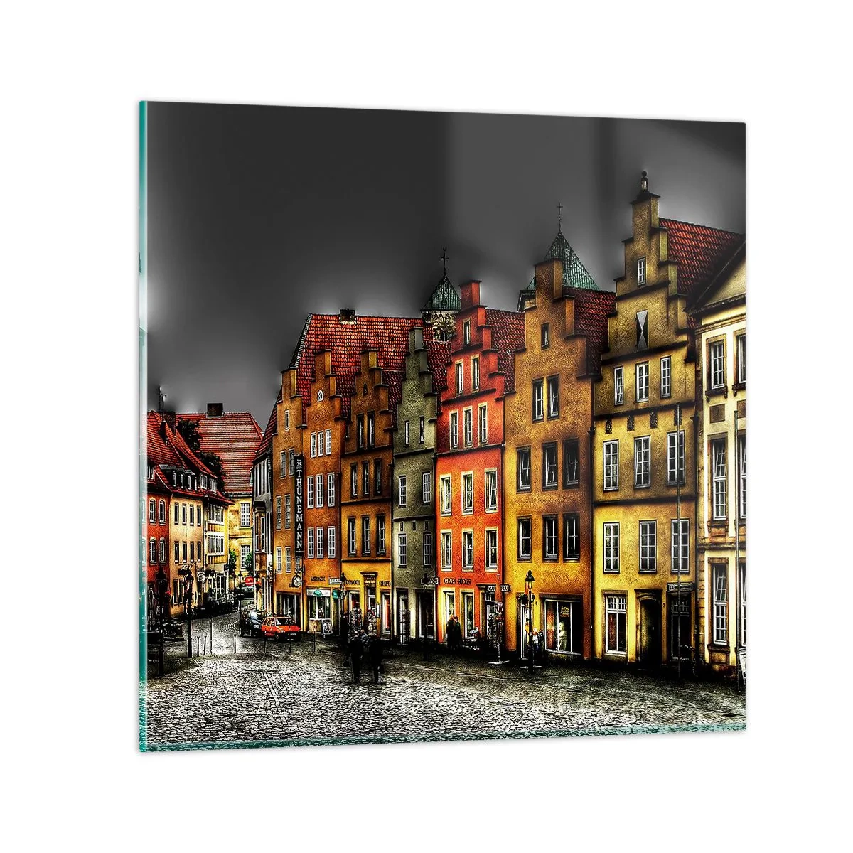 Impression sur verre - Image sur verre - La seule chose qui manque est un carrosse enchantée - 70x70 cm