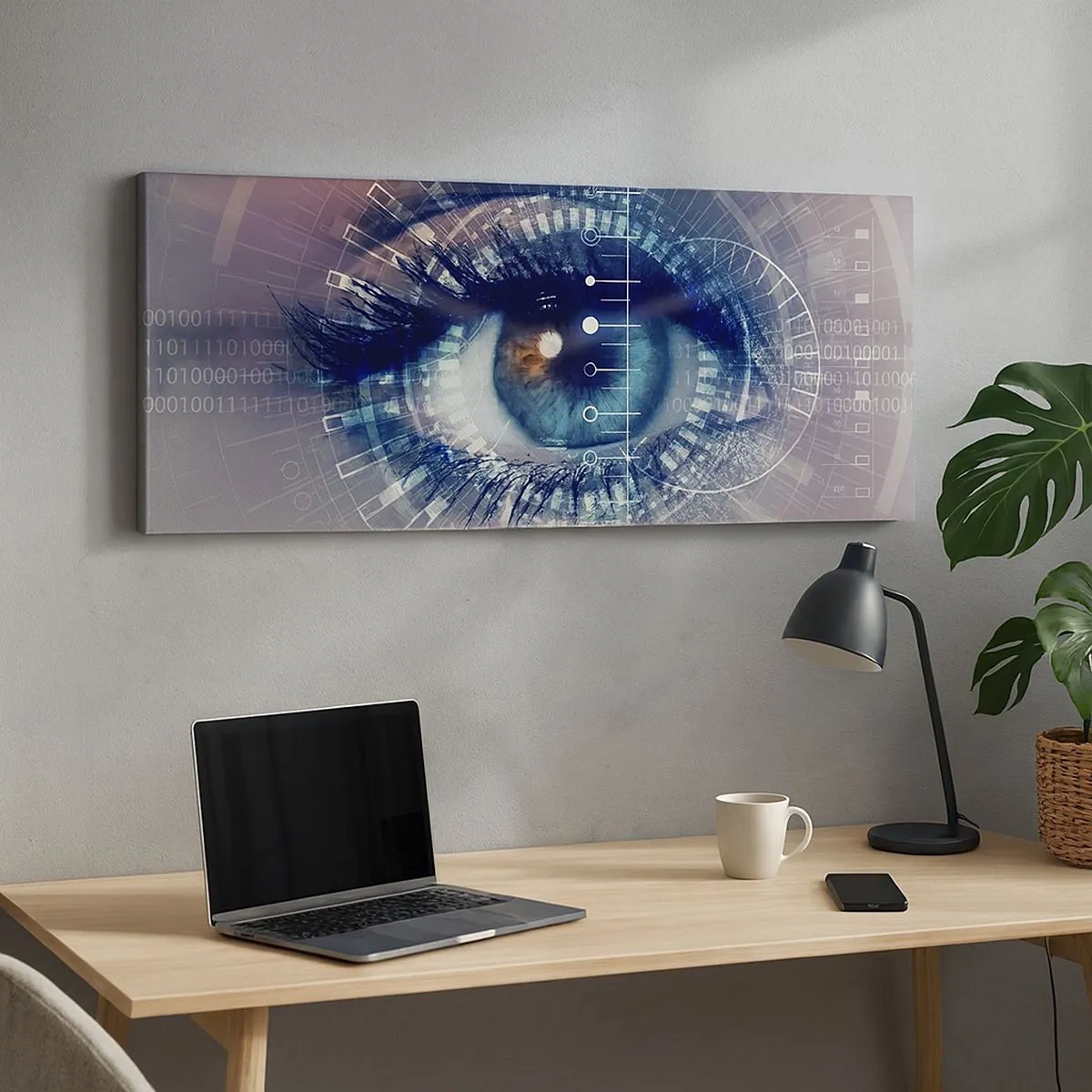 Impression sur toile - Image sur toile - Tu penses que tu me connais - 100x40 cm