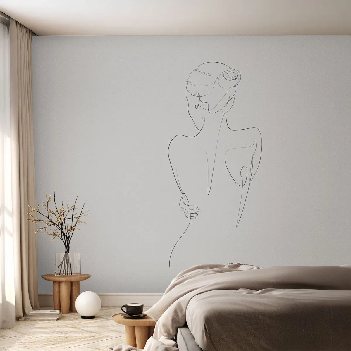 Papier Peint Autocollant Deluxe Sticker - Musique corporelle - Graphique, Corps, Morceau - 250x175 cm