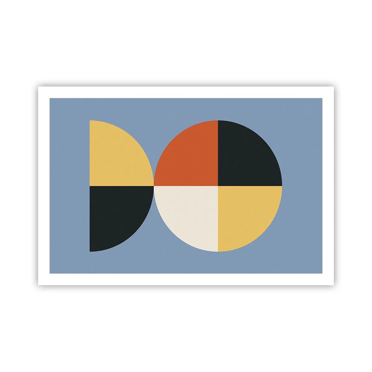 Affiche - Poster - Regarde et compte - 91x61 cm