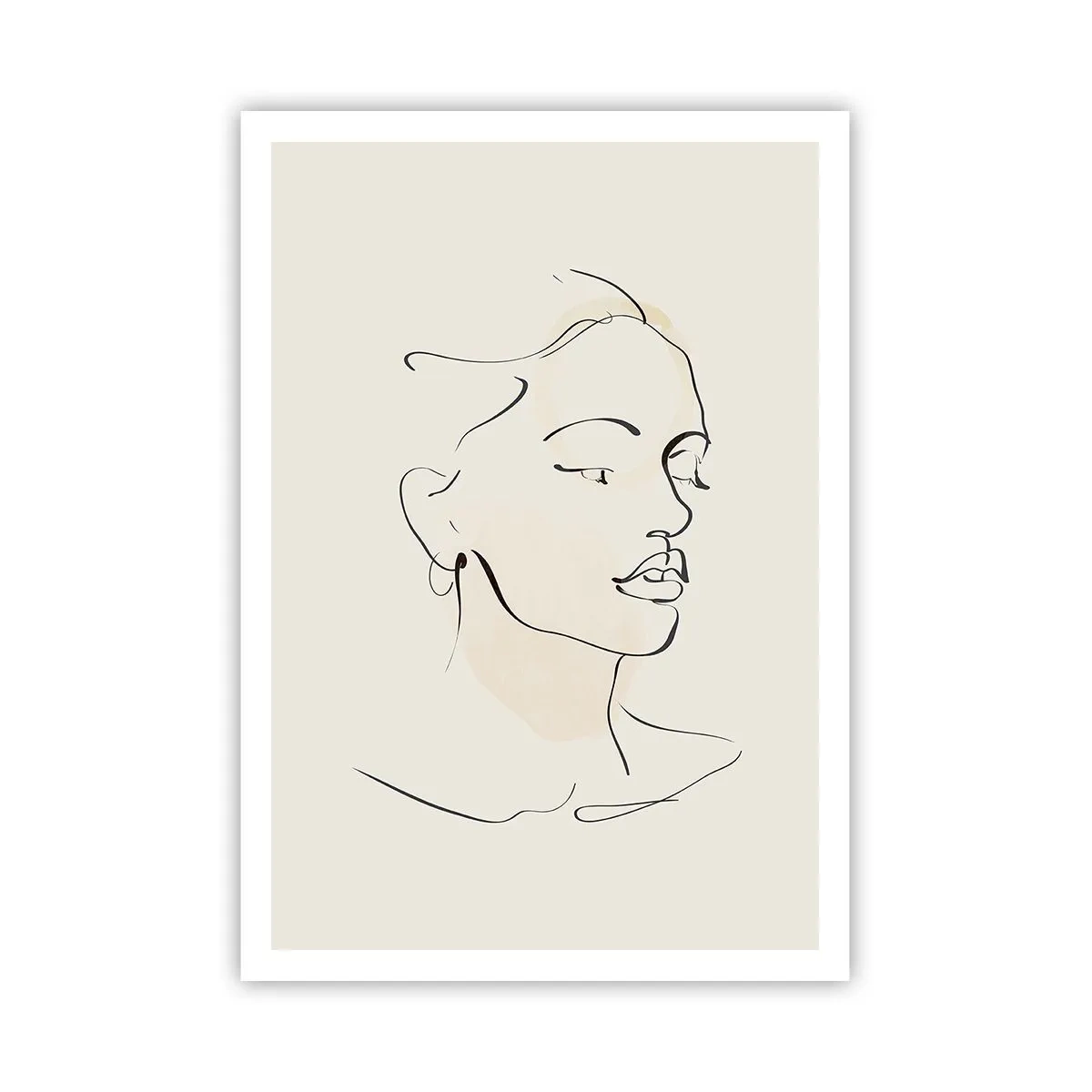 Affiche - Poster - Une ligne certaine - 70x100 cm