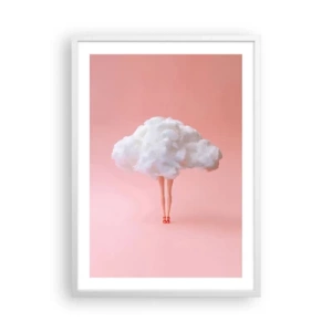 Affiche dans un cadre blanc - Poster - Douce promesse - 50x70 cm