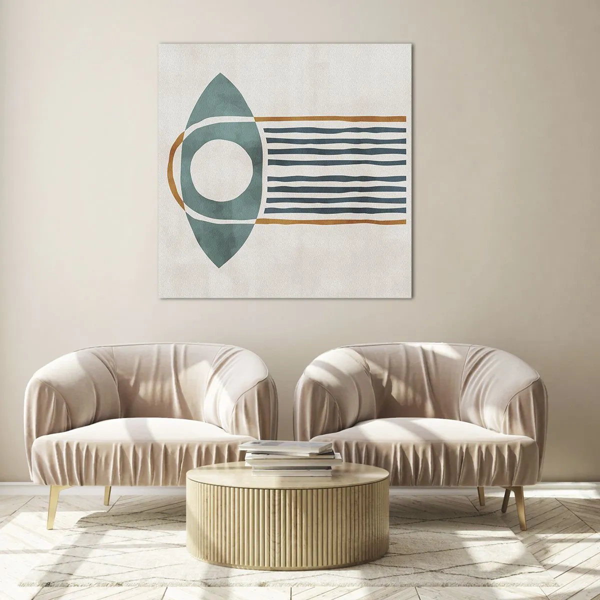 Impression sur verre - Image sur verre - Signes et rituels - 40x40 cm