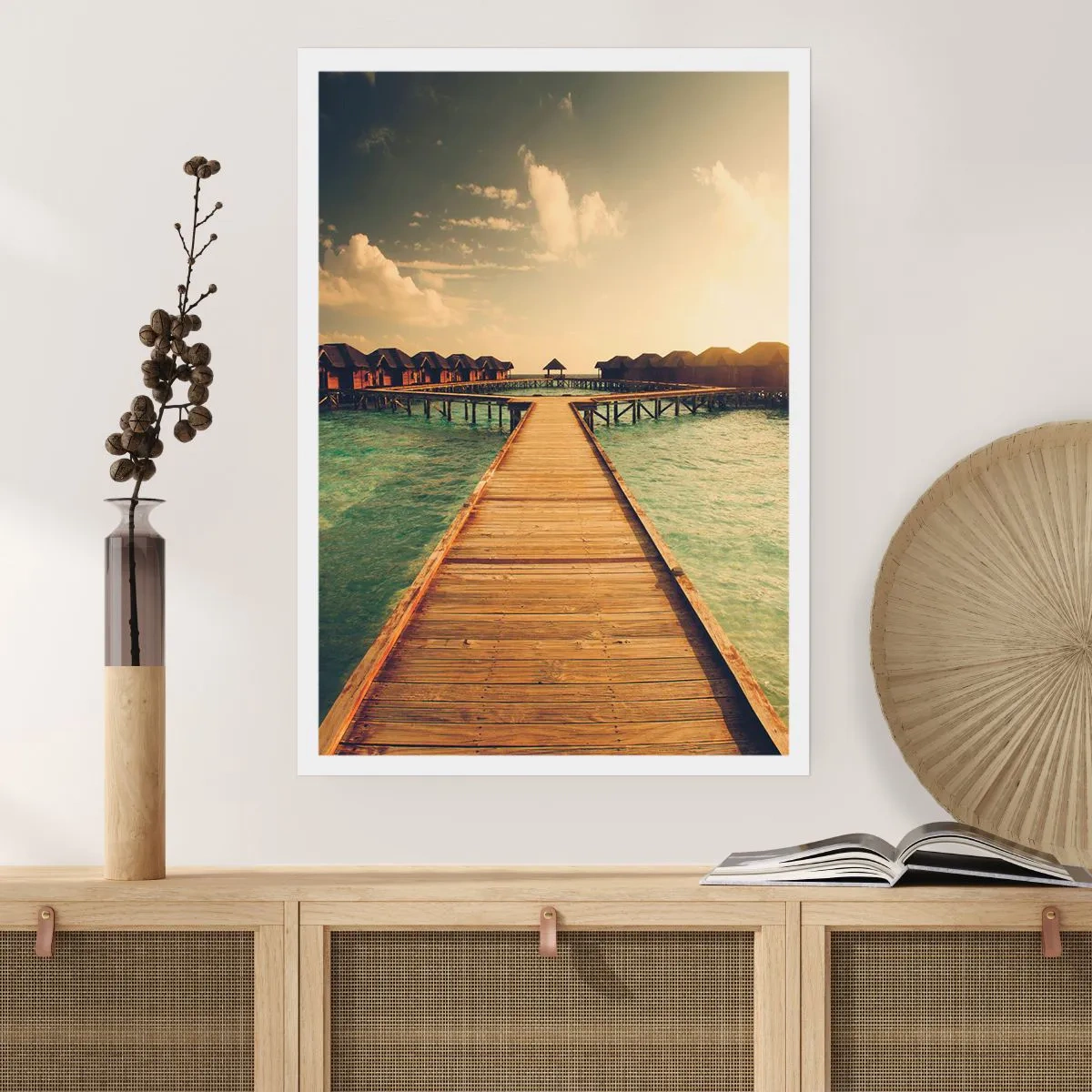 Affiche - Poster - Invitation chaleureuse - 61x91 cm