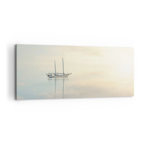 Impression sur toile - Image sur toile - Dans une mer de silence - 100x40 cm