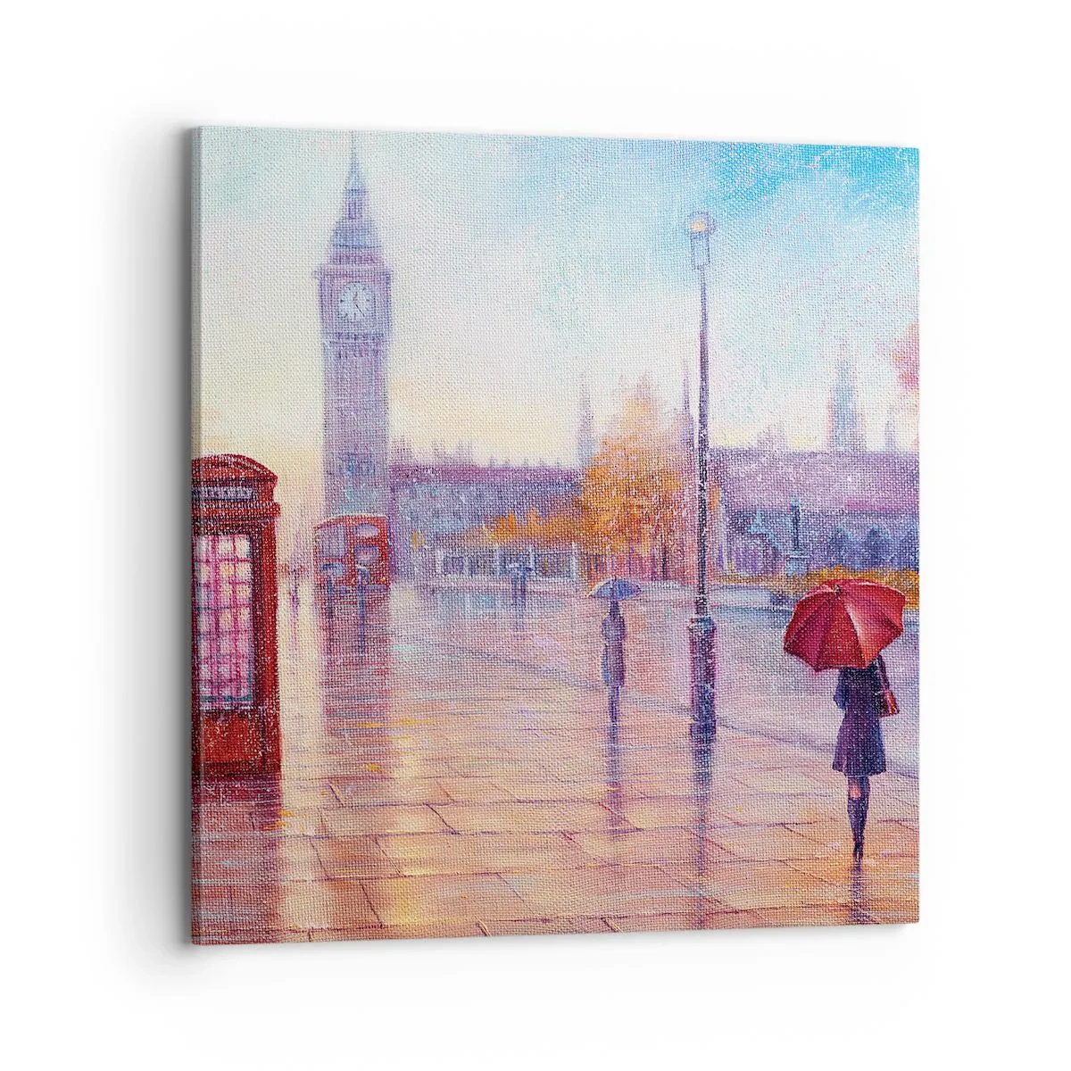 Impression sur toile - Image sur toile - Jour automnal londonien - 70x70 cm