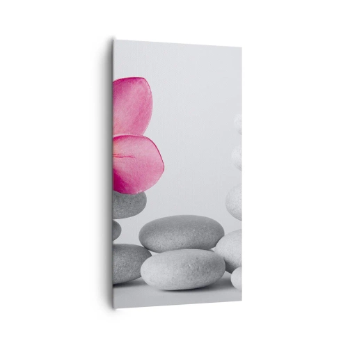 Impression sur toile - Image sur toile - Pierre sur pierre, et sur cette pierre... - 65x120 cm