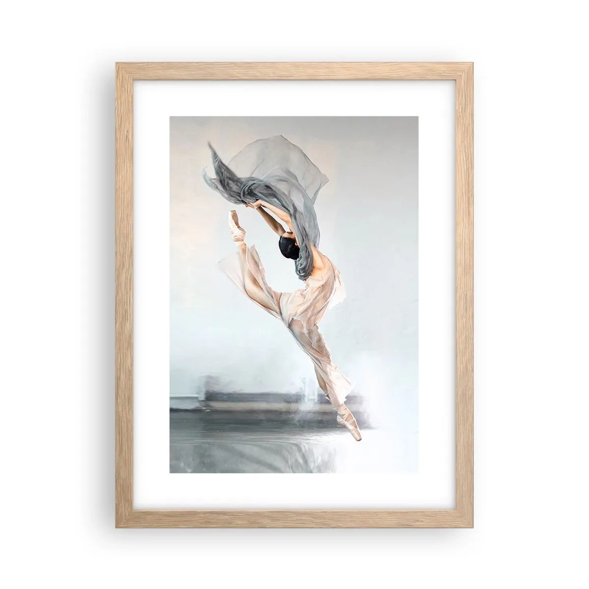 Affiche dans un chêne clair - Poster - Dans le ravissement de la danse - 30x40 cm