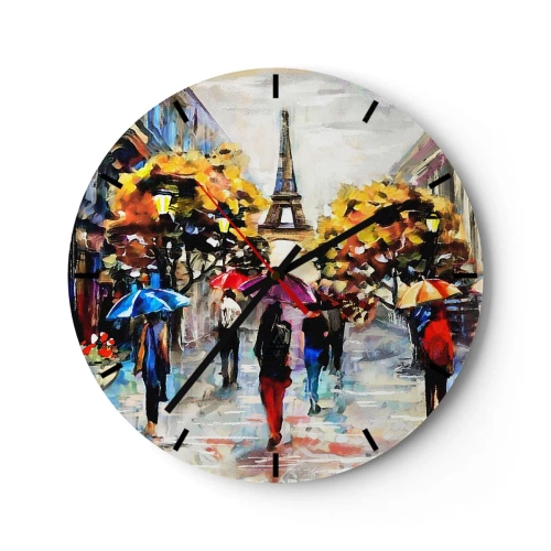 Horloge murale - Pendule murale - Particulièrement beau en automne - 40x40 cm