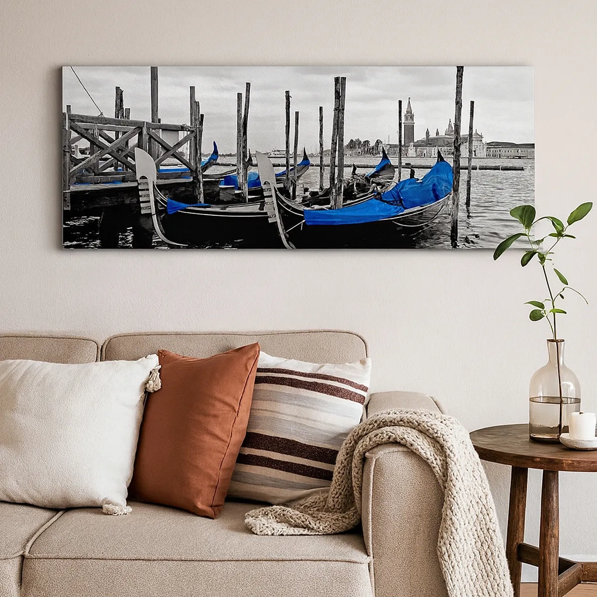 Impression sur toile - Image sur toile - Venise pensive - 30x30 cm