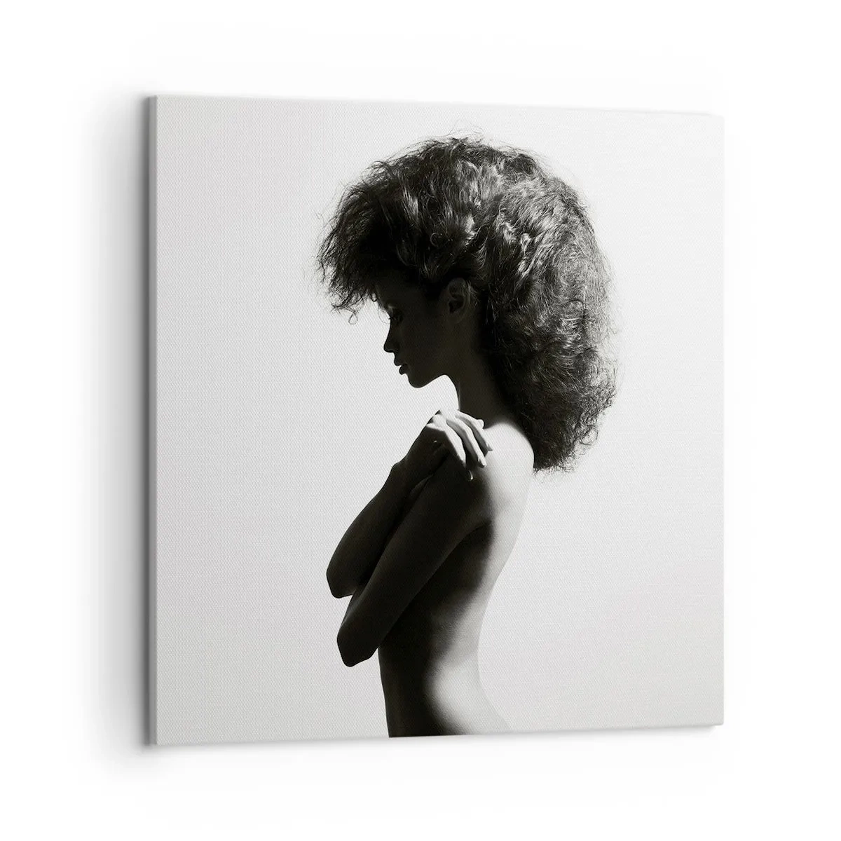 Impression sur toile - Image sur toile - Comme une fleur au bout d'une fine tige - 50x50 cm