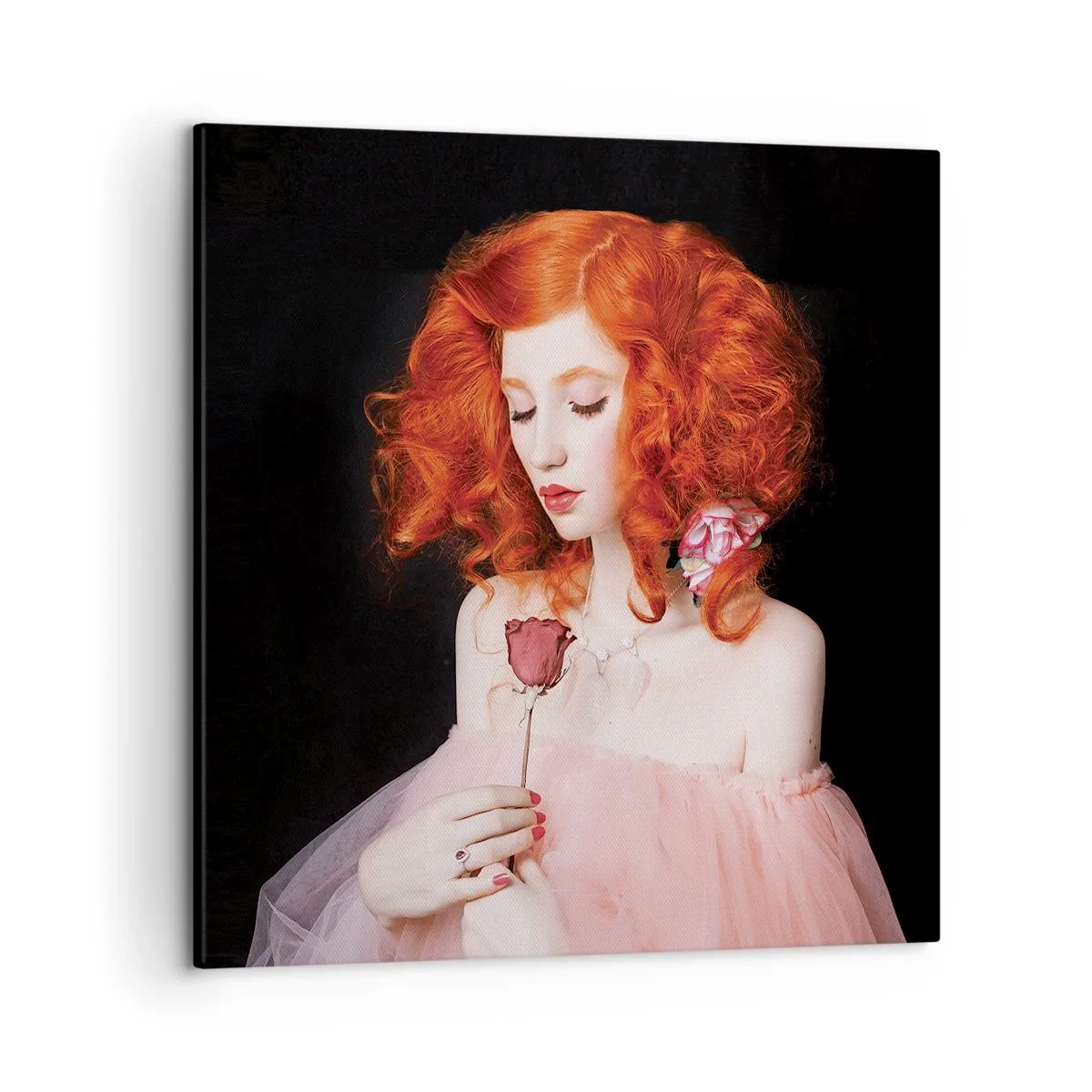 Impression sur toile - Image sur toile - De style baroque - 50x50 cm