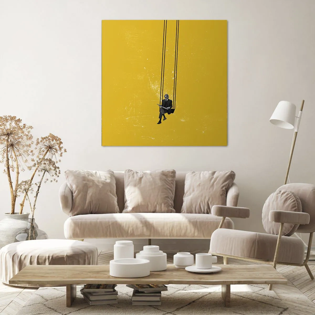 Impression sur toile - Image sur toile - Un jour comme tous les jours - 70x70 cm