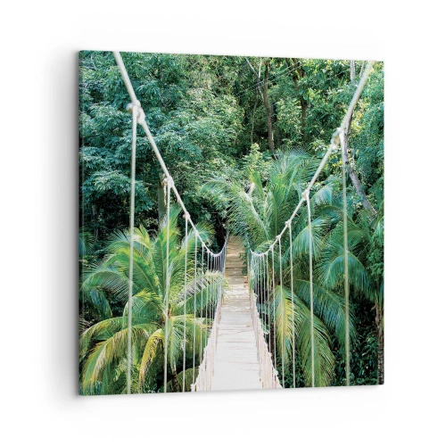 Impression sur toile - Image sur toile - Welcome to the jungle! - 50x50 cm