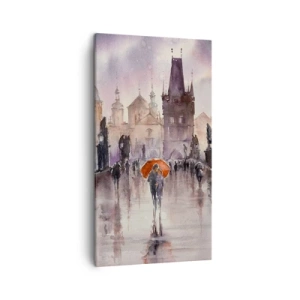 Impression sur toile - Image sur toile - Les gens ne changent pas - 45x80 cm