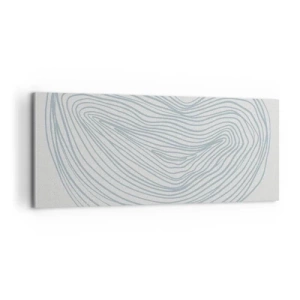 Impression sur toile - Image sur toile - Une goutte de sourire - 100x40 cm