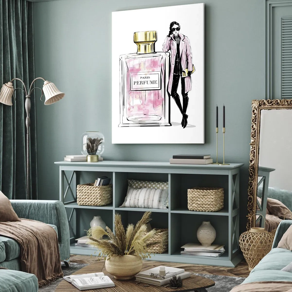 Impression sur toile - Image sur toile - La sensualité parisienne - 80x120 cm