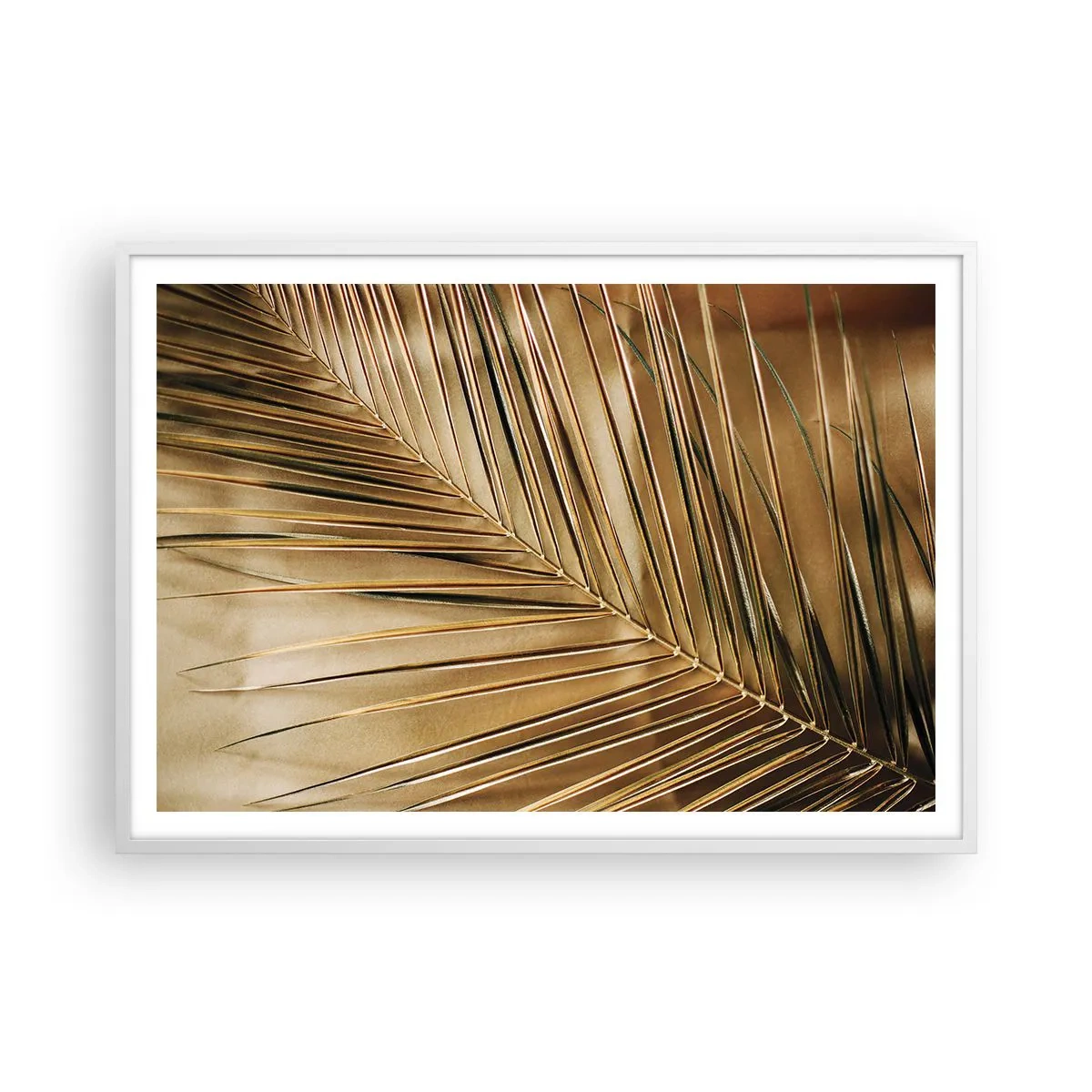 Affiche dans un cadre blanc - Poster - Colonnade naturelle - 100x70 cm