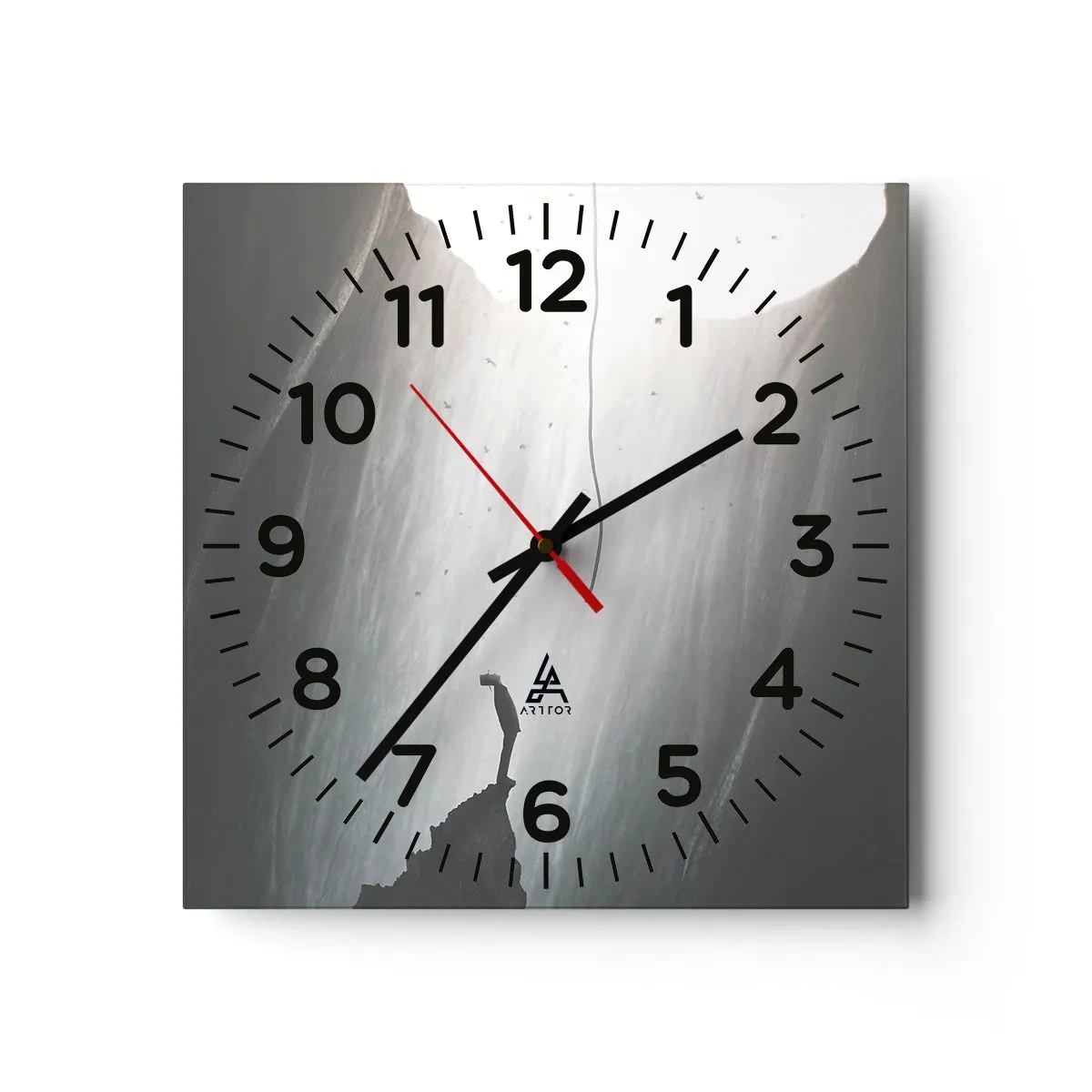 Horloge murale - Pendule murale - Il y a toujours une issue - 40x40 cm