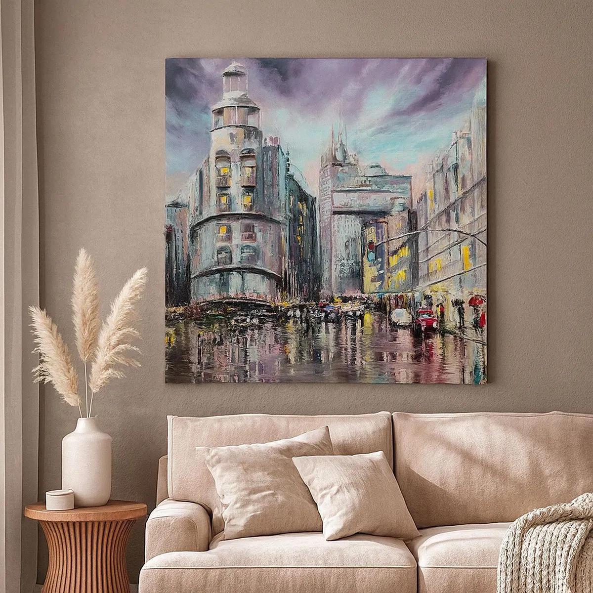 Impression sur toile - Image sur toile - Ce sera une soirée réussie - 30x30 cm