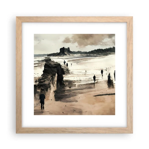 Affiche dans un chêne clair - Poster - Invoqué - 30x30 cm