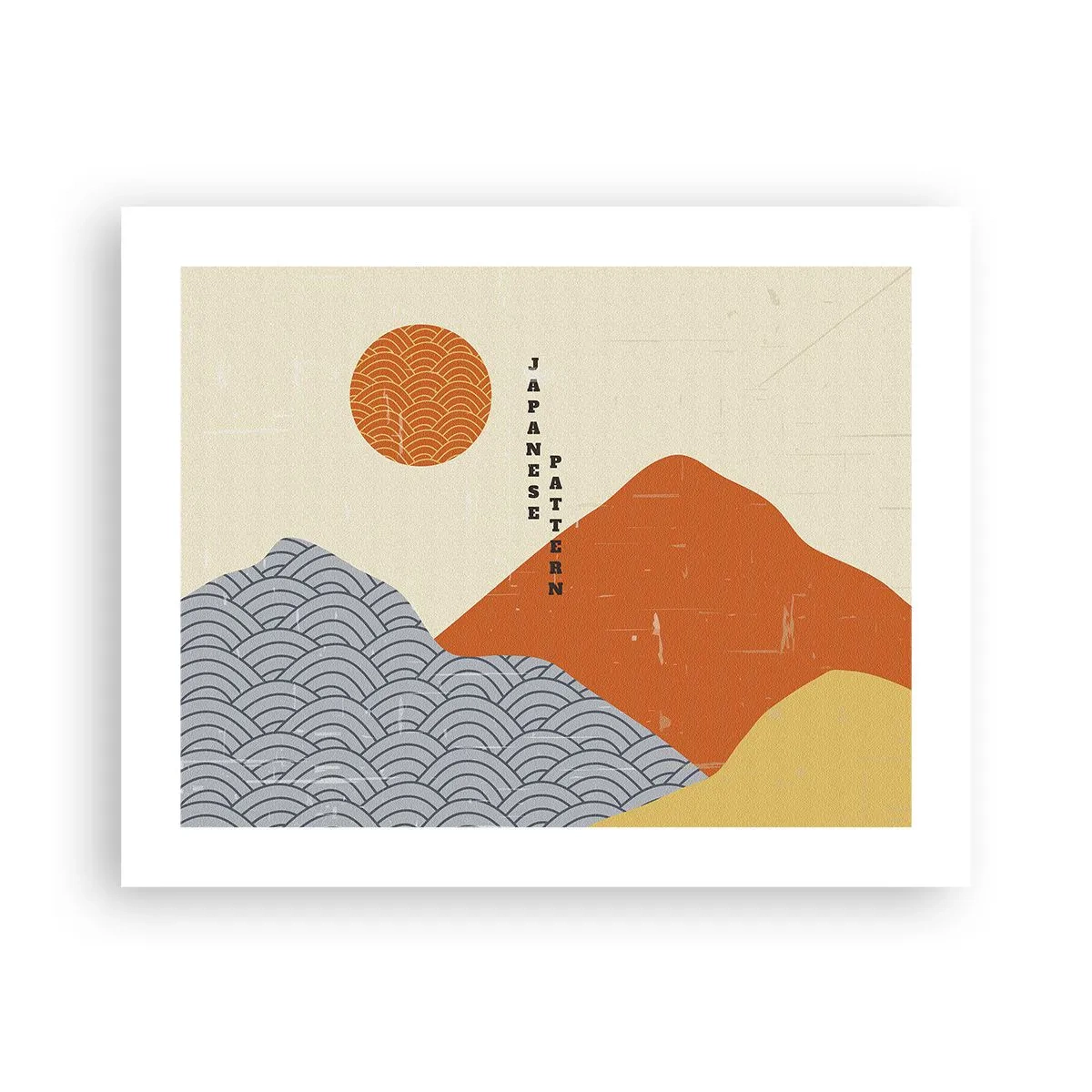 Affiche - Poster - Dans l'esprit japonais - 50x40 cm