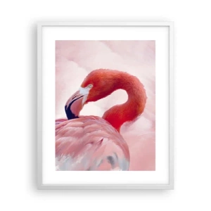 Affiche dans un cadre blanc - Poster - Beauté des oiseaux - 40x50 cm