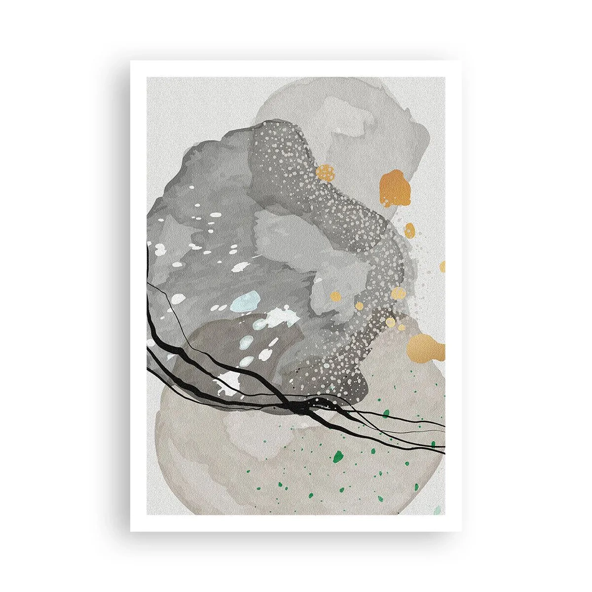 Affiche - Poster - Composition organique - 70x100 cm