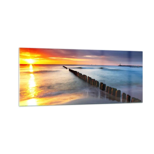 Impression sur verre - Image sur verre - Ecoute le silence - 100x40 cm