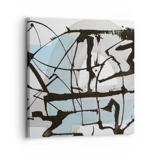 Impression sur toile - Image sur toile - Bleu malgré tout - 30x30 cm