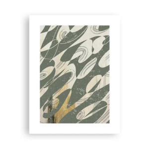 Affiche - Poster - Abstraction rythmique - 30x40 cm