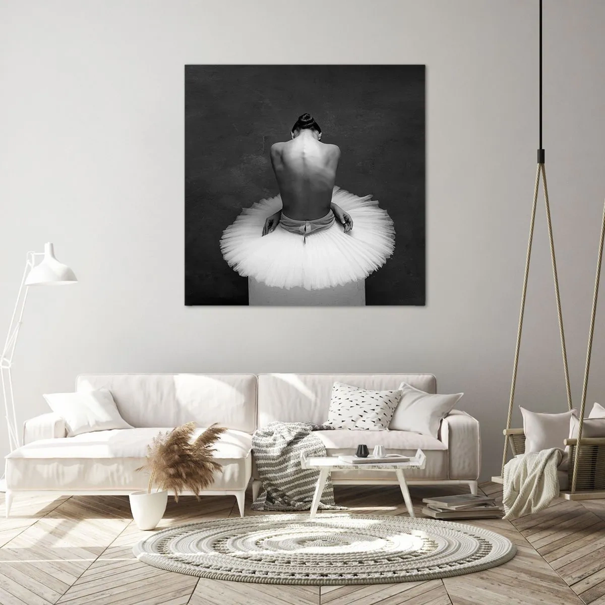 Impression sur toile - Image sur toile - C'est justement en train de fleurir - 40x40 cm