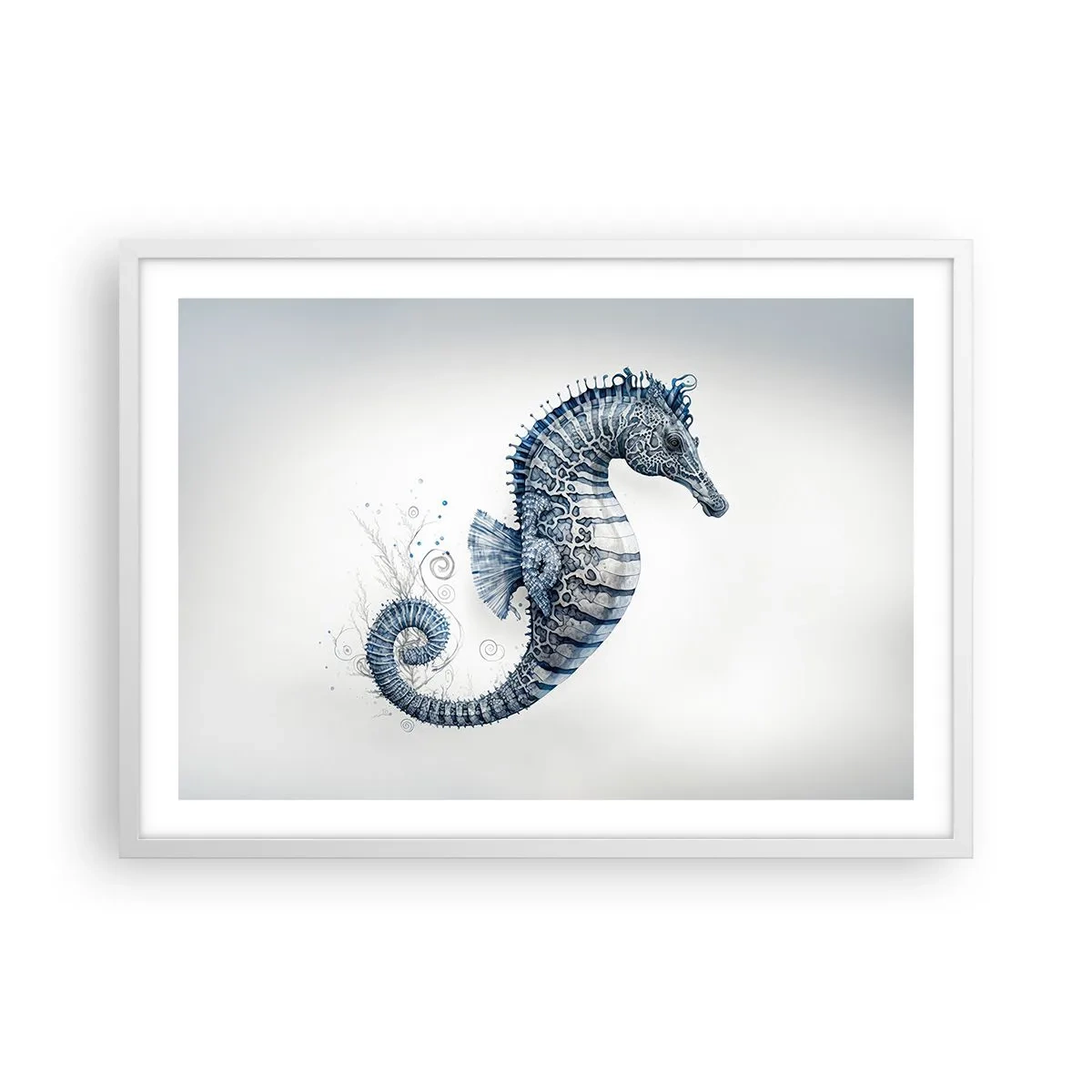 Affiche dans un cadre blanc - Poster - Une subtile plaisanterie de la nature - 70x50 cm