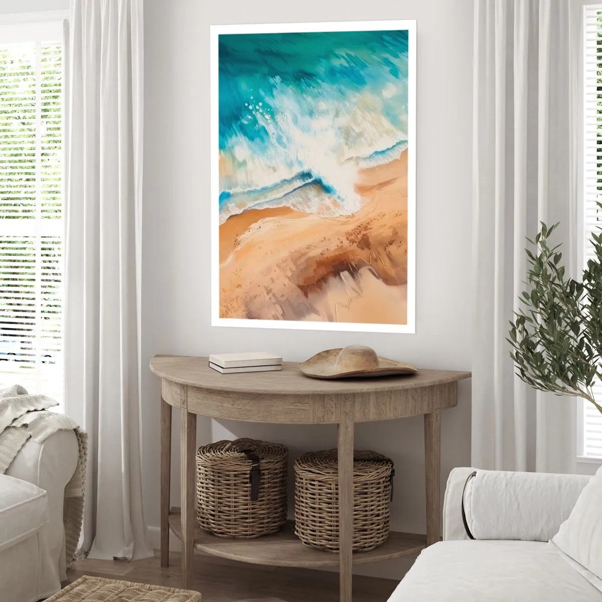 Affiche - Poster - La vague qui revient - 40x50 cm