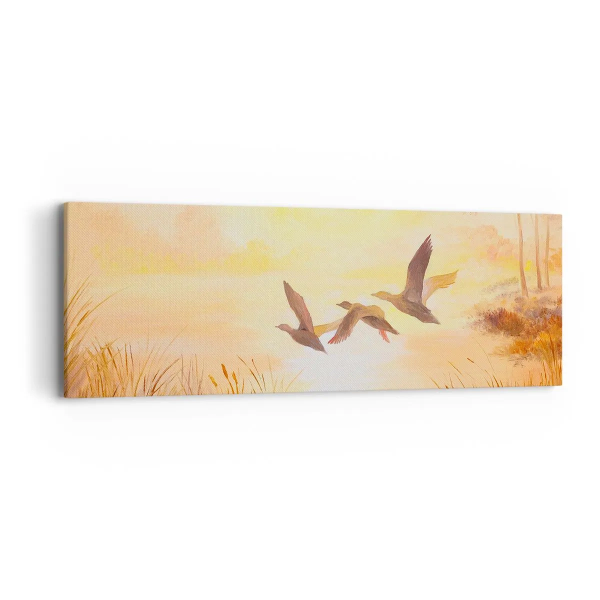 Impression sur toile - Image sur toile - Le début d'un long voyage - 90x30 cm