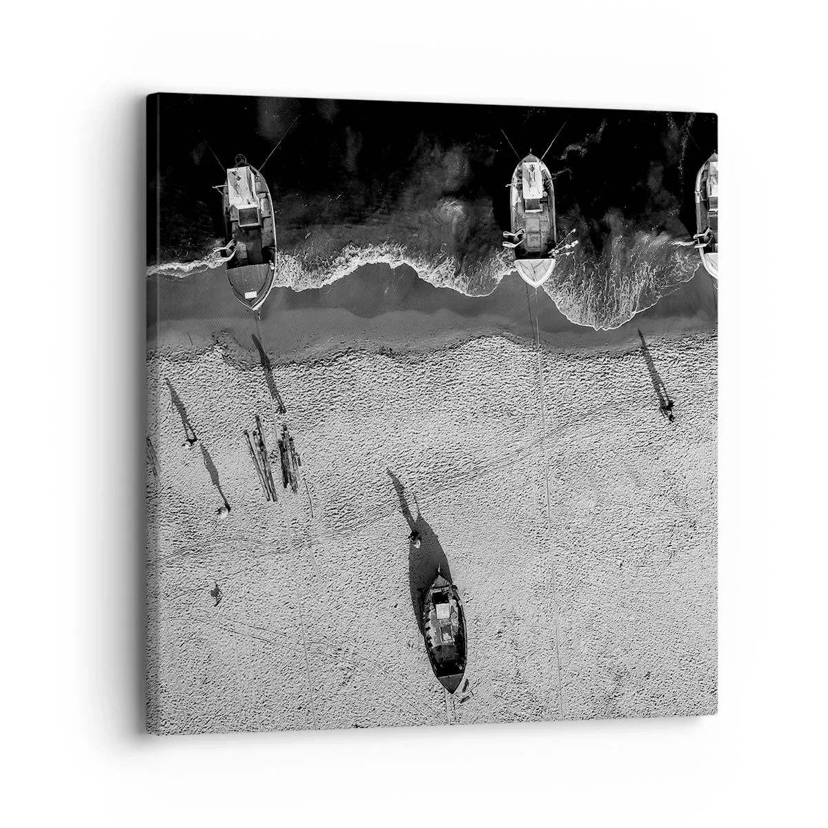 Impression sur toile - Image sur toile - Toujours sur le rivage… - 30x30 cm