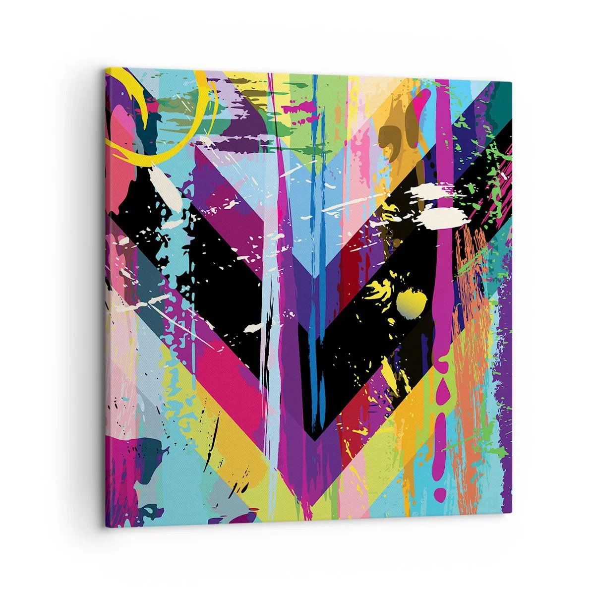 Impression sur toile - Image sur toile - De haut en bas - 50x50 cm